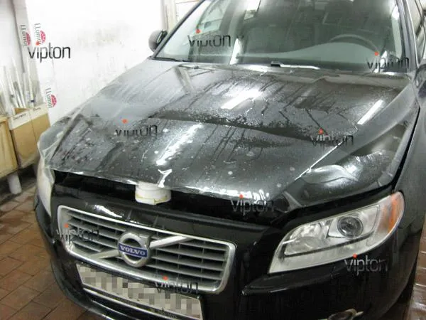 Автомобиль Volvo S80 . Нанесение антигравийной пленки VENTURESHIELD. 3 Автомобиль Volvo S80 . Нанесение антигравийной пленки VENTURESHIELD. 3