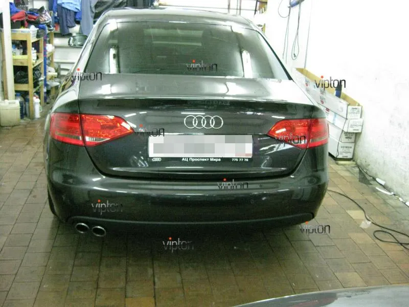 Автомобиль Audi А4. / Нанесение антигравийной защитной пленки VENTURESHIELD. 2 Автомобиль Audi А4. / Нанесение антигравийной защитной пленки VENTURESHIELD. 2