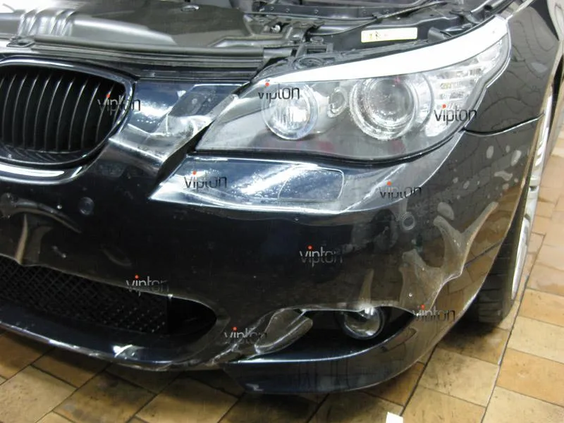 Автомобиль BMW 5 (Е60) М-пакет. / Нанесение антигравийной пленки VENTURESHIELD. 2 Автомобиль BMW 5 (Е60) М-пакет. / Нанесение антигравийной пленки VENTURESHIELD. 2