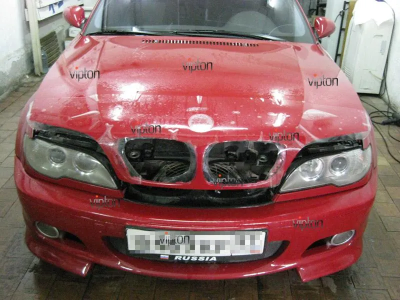 Автомобиль BMW 3(Е46) купе. / Нанесение антигравийной пленки VENTURESHIELD. 2 Автомобиль BMW 3(Е46) купе. / Нанесение антигравийной пленки VENTURESHIELD. 2