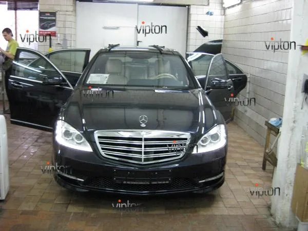 Mercedes-Benz W221 AMG./LLumar PS-7 (укрепляющая прозрачная пленка).