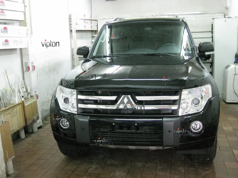 Автомобиль Mitsubishi Pajero. / анесение антигравийной пленки VENTURESHIELD. 9 Автомобиль Mitsubishi Pajero. / анесение антигравийной пленки VENTURESHIELD. 9