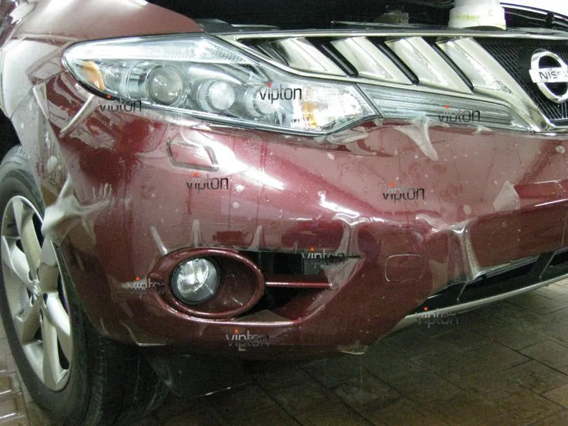Автомобиль Nissan Murano. / Нанесение антигравийной пленки VENTURESHIELD. 3 Автомобиль Nissan Murano. / Нанесение антигравийной пленки VENTURESHIELD. 3