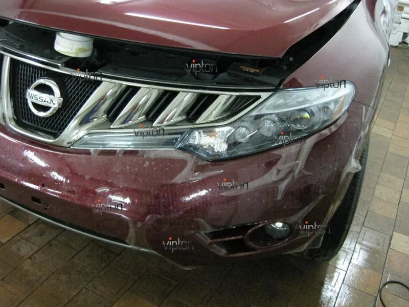 Автомобиль Nissan Murano. / Нанесение антигравийной пленки VENTURESHIELD. 4 Автомобиль Nissan Murano. / Нанесение антигравийной пленки VENTURESHIELD. 4