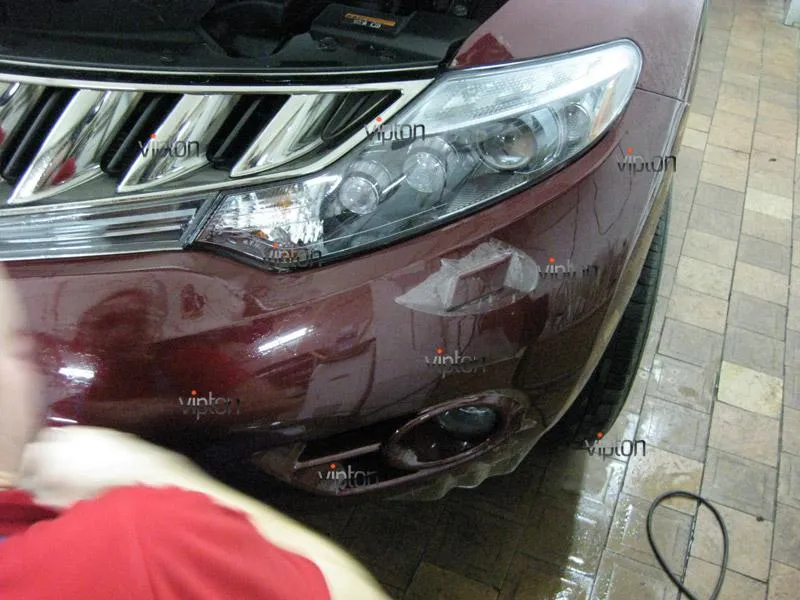 Автомобиль Nissan Murano. / Нанесение антигравийной пленки VENTURESHIELD. 5 Автомобиль Nissan Murano. / Нанесение антигравийной пленки VENTURESHIELD. 5