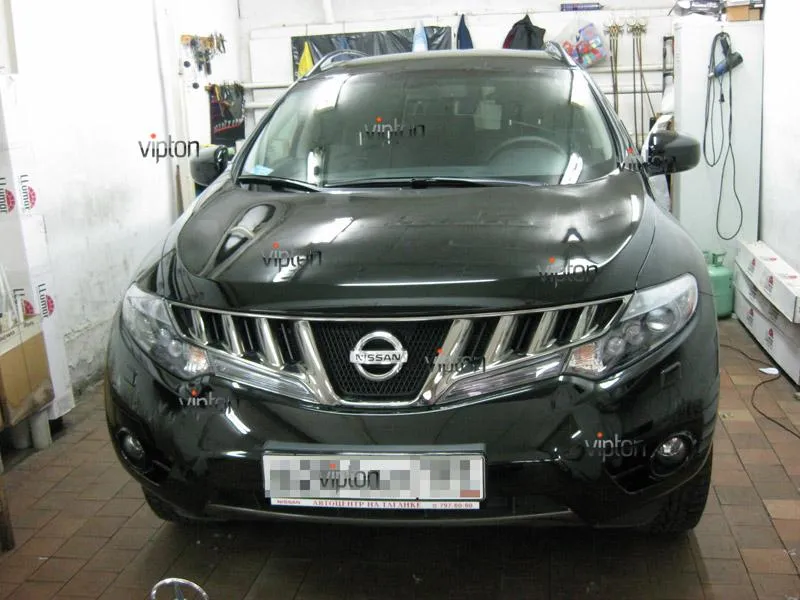 Автомобиль Nissan Murano. / Нанесение антигравийной пленки VENTURESHIELD 7 Автомобиль Nissan Murano. / Нанесение антигравийной пленки VENTURESHIELD 7