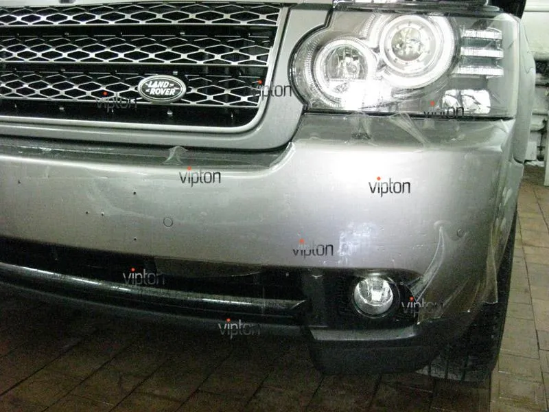Автомобиль Range Rover Sport. / Нанесение антигравийной пленки 6 Автомобиль Range Rover Sport. / Нанесение антигравийной пленки 6