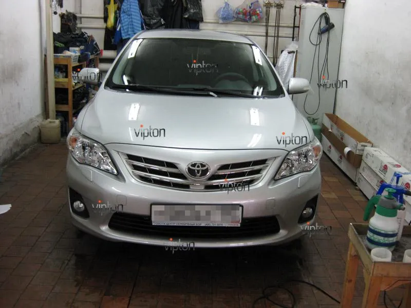 Автомобиль Тoyota Corolla. / Нанесение антигравийной пленки VENTURESHIELD. 3 Автомобиль Тoyota Corolla. / Нанесение антигравийной пленки VENTURESHIELD. 3