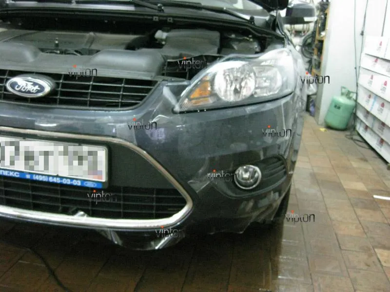 Автомобиль Ford Focus. / Нанесение антигравийной пленки 4 Автомобиль Ford Focus. / Нанесение антигравийной пленки 4