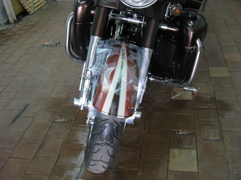 Мотоцикл Harley Davidson Street Glide / Нанесение антигравийной пленки 5 Мотоцикл Harley Davidson Street Glide / Нанесение антигравийной пленки 5