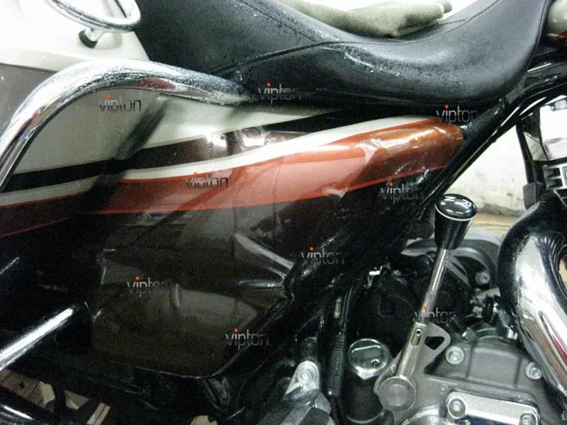 Мотоцикл Harley Davidson Street Glide / Нанесение антигравийной пленки 14 Мотоцикл Harley Davidson Street Glide / Нанесение антигравийной пленки 14