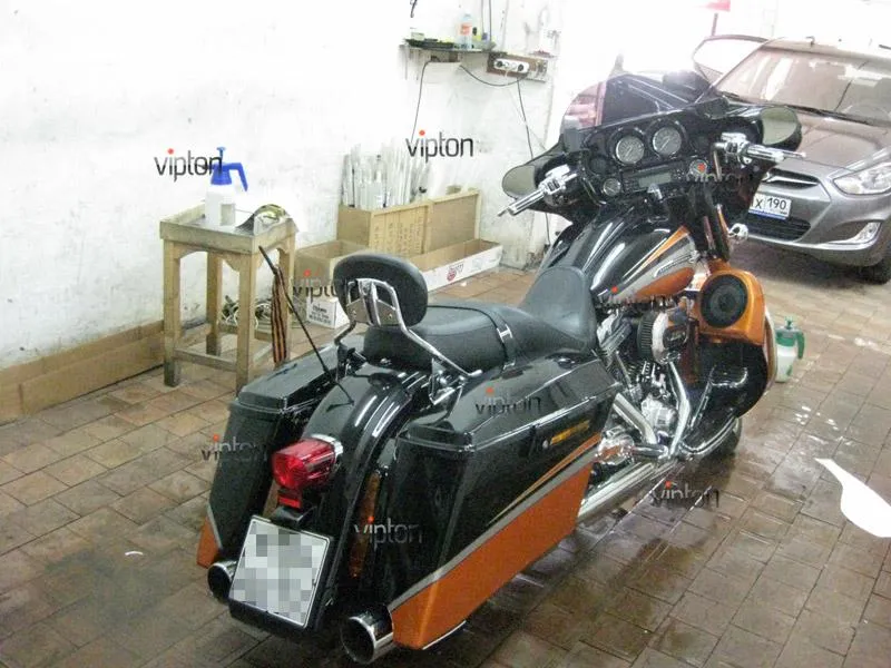 Мотоцикл Harley Davidson Street Glide / Нанесение антигравийной пленки VENTURESHIELD. 4 Мотоцикл Harley Davidson Street Glide / Нанесение антигравийной пленки VENTURESHIELD. 4