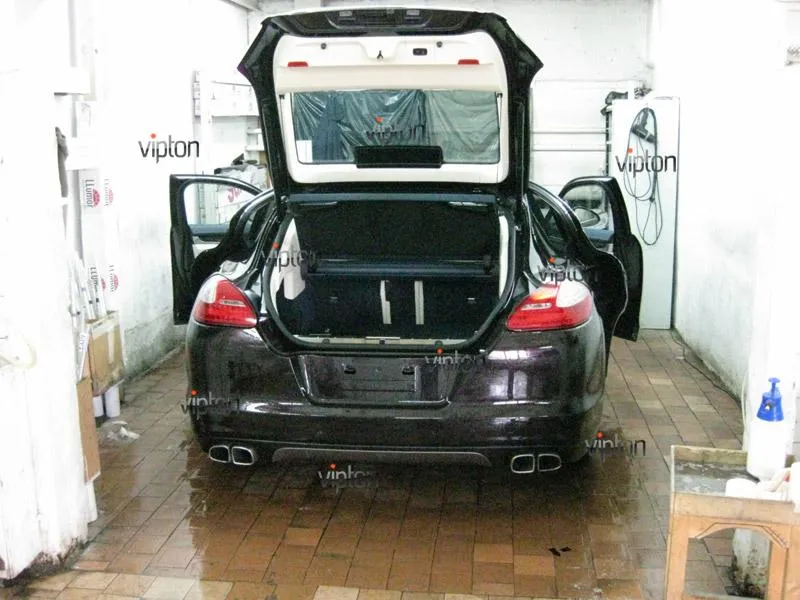 Автомобиль Porsche Panamera / Нанесение антигравийной пленки VENTURESHIELD. 11 Автомобиль Porsche Panamera / Нанесение антигравийной пленки VENTURESHIELD. 11