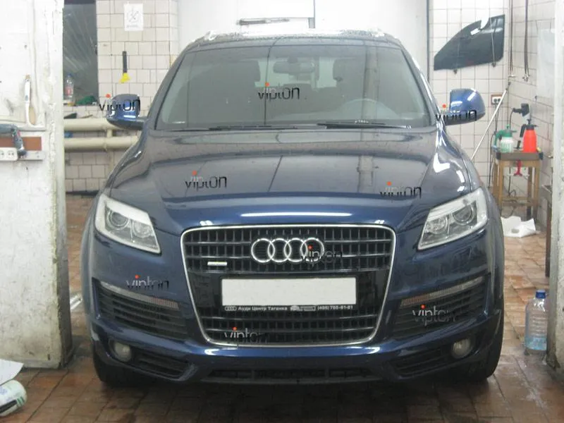 Audi Q7: установка антигравийной пленки