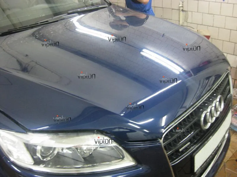 Audi Q7: установка антигравийной пленки 5 Audi Q7: установка антигравийной пленки 5