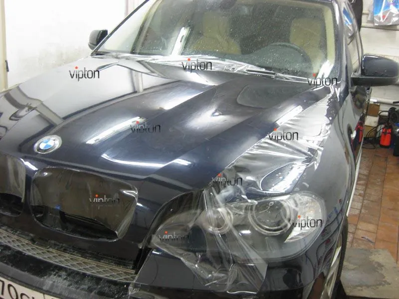 BMW X5: установка антигравийной пленки 6 BMW X5: установка антигравийной пленки 6