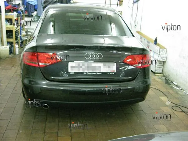 Автомобиль Audi А4 / Нанесение антигравийной пленки VENTURESHIELD. 8 Автомобиль Audi А4 / Нанесение антигравийной пленки VENTURESHIELD. 8