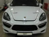 PORSHE CAYENNE: антигравийная защита пленкой SUNTEK PPF