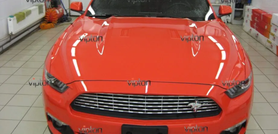 FORD MUSTANG Антигравийная пленка-передняя часть полностью 6 FORD MUSTANG Антигравийная пленка-передняя часть полностью 6
