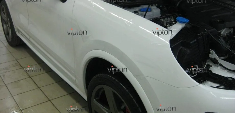PORSHE CAYENNE: антигравийная защита 1 PORSHE CAYENNE: антигравийная защита 1