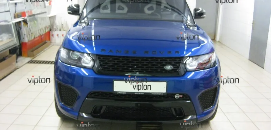 RANGE ROVER SPORT SVR: установка антигравийной пленки 1 RANGE ROVER SPORT SVR: установка антигравийной пленки 1