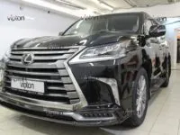 LEXUS LX 570: антигравийная защита авто