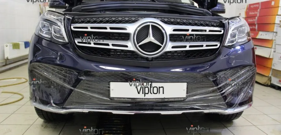 MERSEDES BENZ GLS: антигравийная защита 1 MERSEDES BENZ GLS: антигравийная защита 1