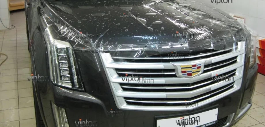 CADILLAC ESCALADE: антигравийная пленка 1 CADILLAC ESCALADE: антигравийная пленка 1