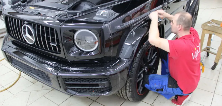 MERCEDES-BENZ G-класс: антигравийная защита 2 MERCEDES-BENZ G-класс: антигравийная защита 2