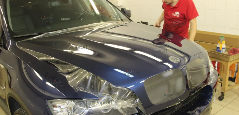 BMW X6: Антигравийная защита 5 BMW X6: Антигравийная защита 5