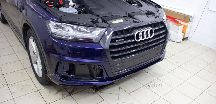 Audi Q7: Установка защитной антигравийной пленки LLUMAR GLOSS PPF 5 Audi Q7: Установка защитной антигравийной пленки LLUMAR GLOSS PPF 5