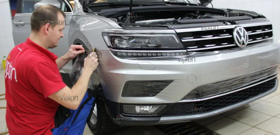 VW TAUREG Антигравийная защита 4 VW TAUREG Антигравийная защита 4