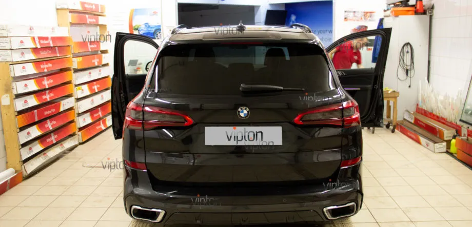 BMW x-5: нанесение атермальной пленки 1 BMW x-5: нанесение атермальной пленки 1