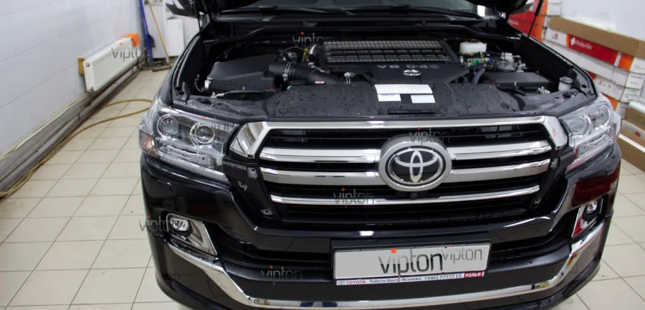 TOYOTA Land Cruiser 200 защита фары   LLUMAR GLOSS PPF 1