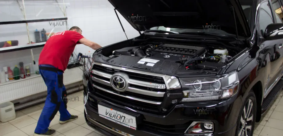TOYOTA Land Cruiser 200 защита фары   LLUMAR GLOSS PPF 2