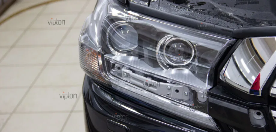 TOYOTA Land Cruiser 200 защита фары   LLUMAR GLOSS PPF 3