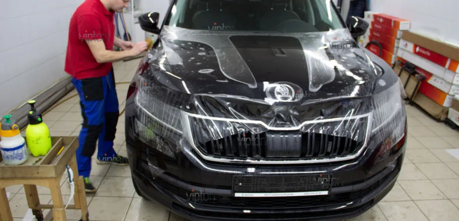 Skoda Kodiaq Антигравийная защита 11 Skoda Kodiaq Антигравийная защита 11