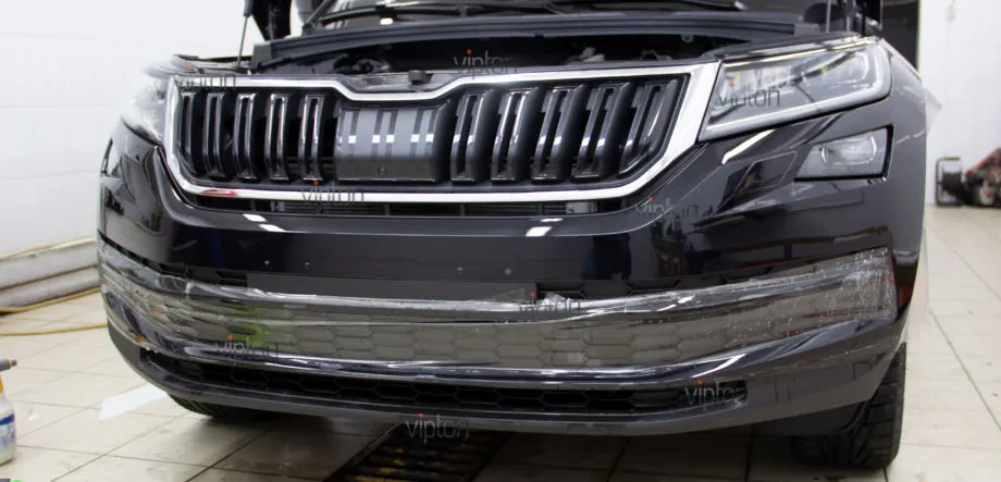Skoda Kodiaq Антигравийная защита 1 Skoda Kodiaq Антигравийная защита 1