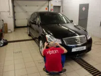 Infiniti: защита фар LLUMAR GLOSS