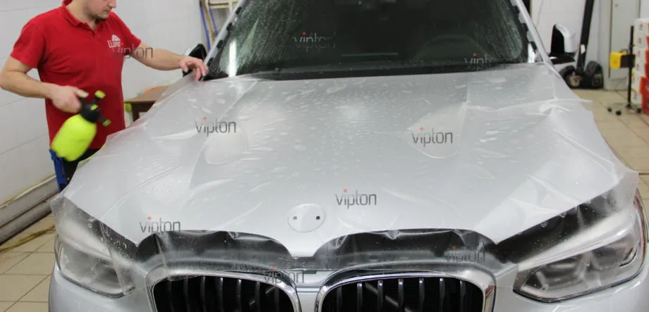 BMW X-3: Установка антигравийной полиуретановой пленки 2