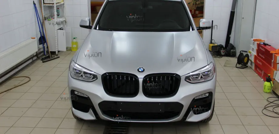 BMW X-3: Установка антигравийной полиуретановой пленки 10