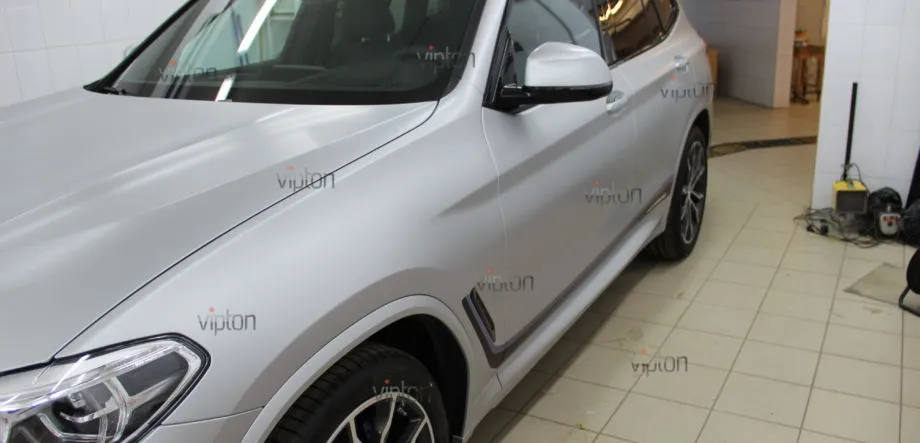 BMW X-3: Установка антигравийной полиуретановой пленки 12