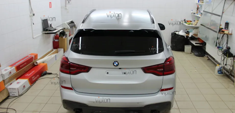 BMW X-3: Установка антигравийной полиуретановой пленки 15