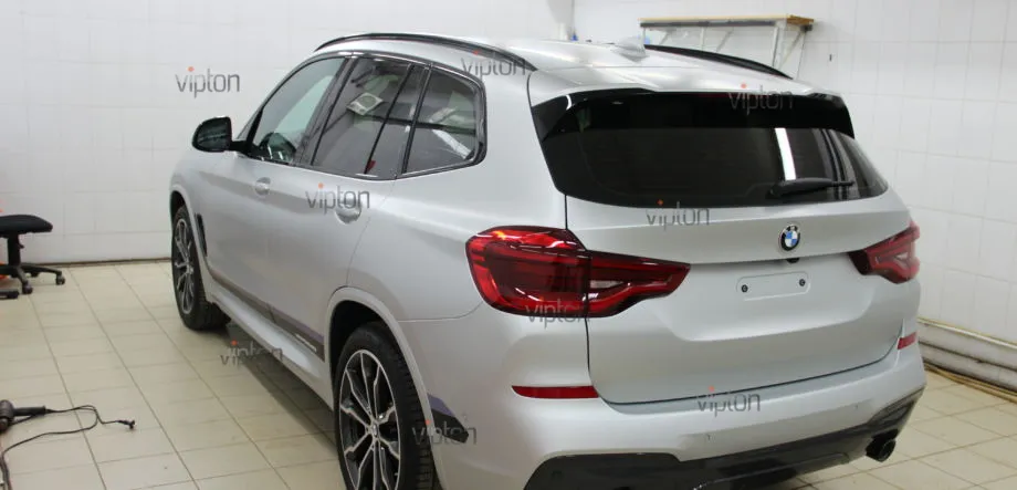 BMW X-3: Установка антигравийной полиуретановой пленки 17