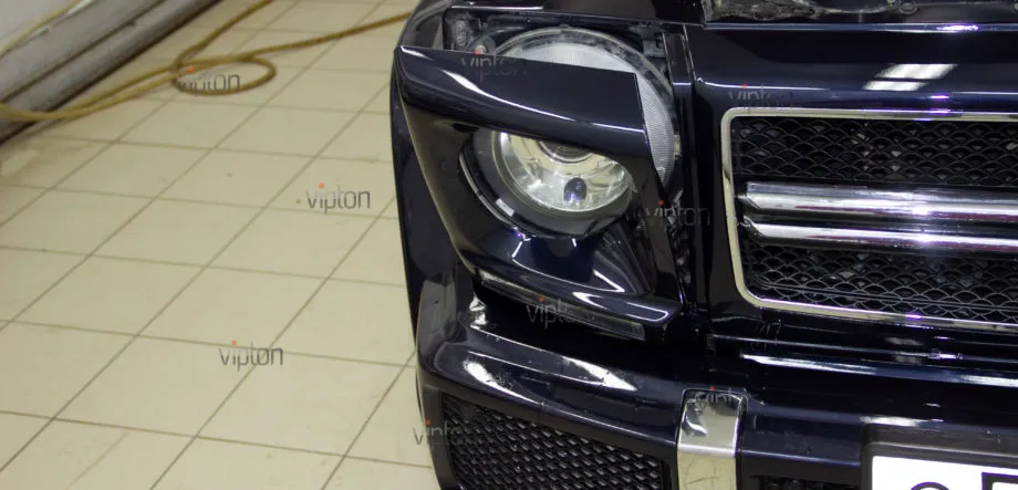MERCEDES-BENZ G Установка антигравийной пленки 4 MERCEDES-BENZ G Установка антигравийной пленки 4