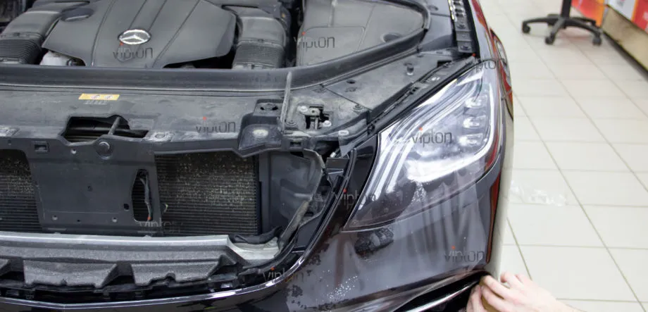 MERCEDES-BENZ S-класс W-222 Антигравийная защита 11 MERCEDES-BENZ S-класс W-222 Антигравийная защита 11