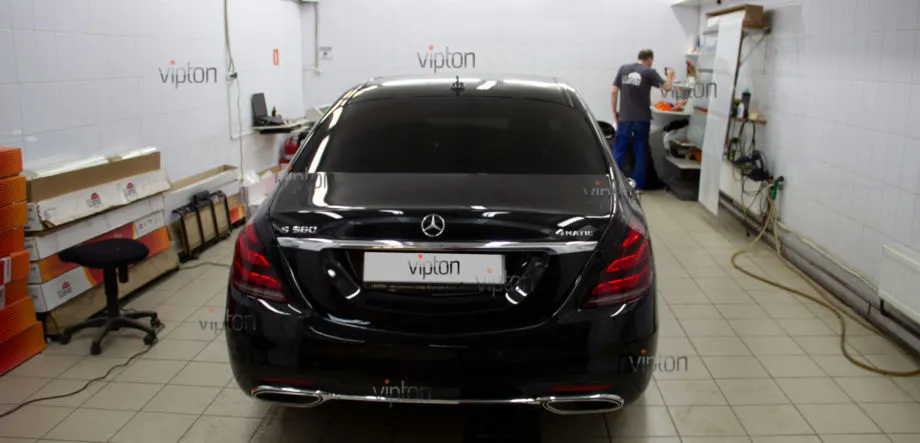 MERCEDES-BENZ S-класс W-222 Антигравийная защита 5 MERCEDES-BENZ S-класс W-222 Антигравийная защита 5