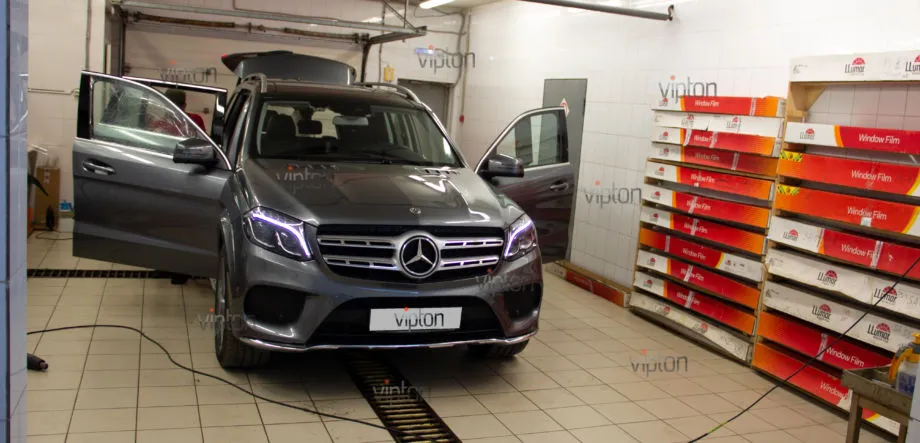 Mercedes-Benz GLS-klasse:тонирование задняя части 2 Mercedes-Benz GLS-klasse:тонирование задняя части 2