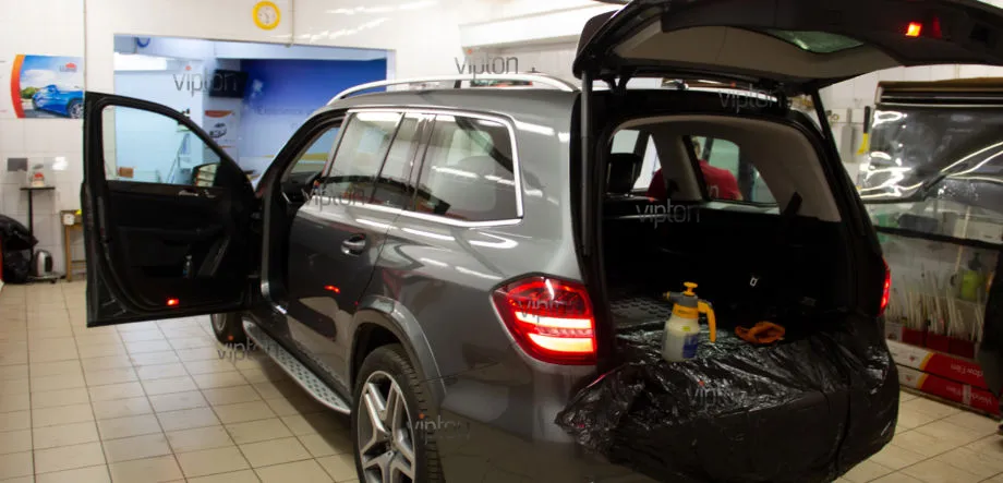 Mercedes-Benz GLS-klasse:тонирование задняя части 4 Mercedes-Benz GLS-klasse:тонирование задняя части 4