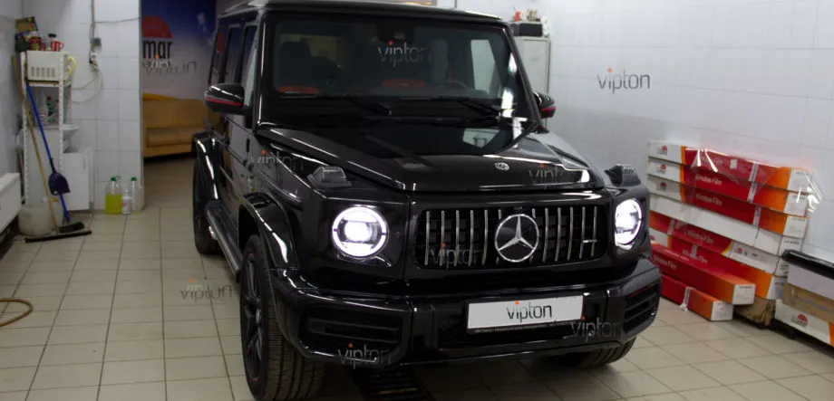Mercedes-Benz G-klasse: тонировка 2-х передних стекол 1 Mercedes-Benz G-klasse: тонировка 2-х передних стекол 1